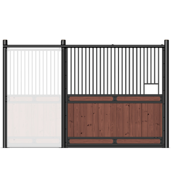 Nobleman Stall Front - Feed Opening